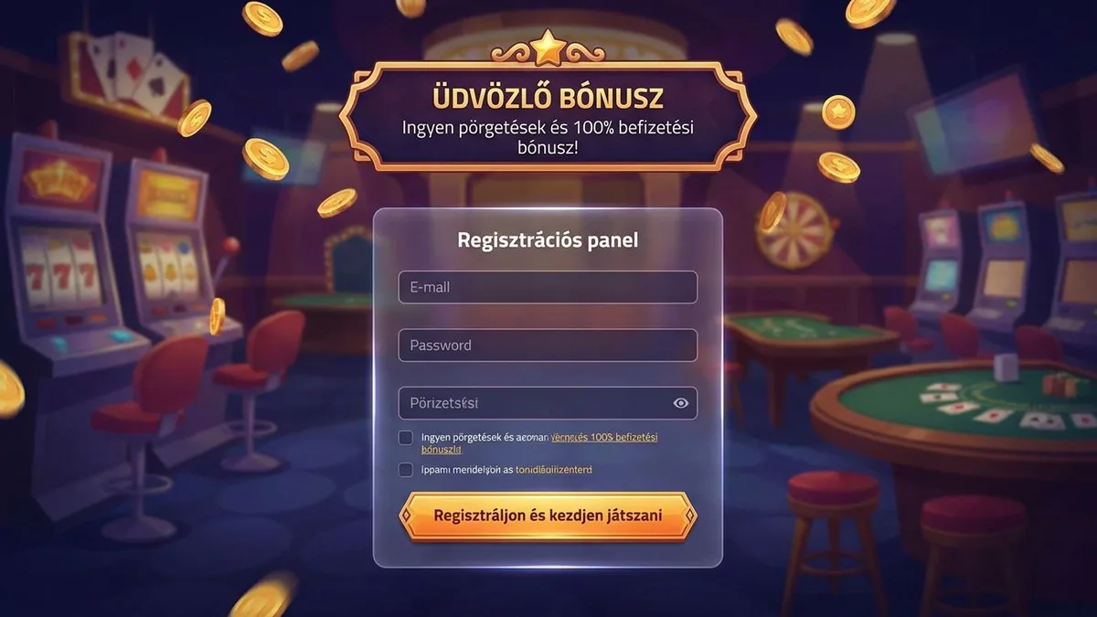 Regisztráció bónusszal